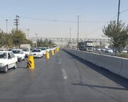 اجرای عملیات ایمن‌سازی و نصب نیوجرسی در محور آزادگان منطقه ۱۹