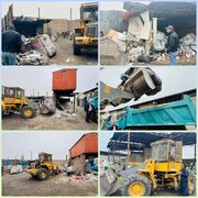 جمع‌آوری پسماند خشک از مراکز غیرمجاز در محدوده ناحیه ۳