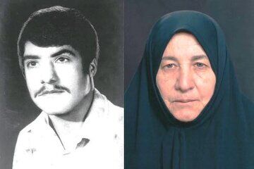 مادر شهید محمد قائدامینی هارونی آسمانی شد