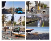 بهبود سیستم روشنائی تنها پایانه اتوبوس‌های تندرو