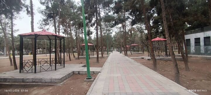 نصب ۲۰ آلاچیق جدید در بوستان‌های منطقه ۱۹