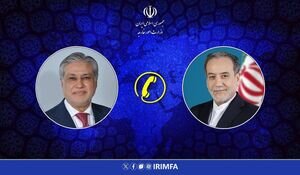 گفت و گوی تلفنی وزیر خارجه پاکستان با عراقچی