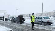 انسداد ۲۳ جاده در پی برف و باران و ریزش کوه