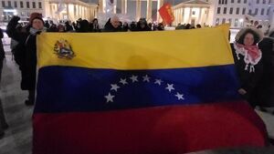 تظاهرات آلمانی‌ها علیه تجاوز آمریکا؛ «مادورو را آزاد کنید»