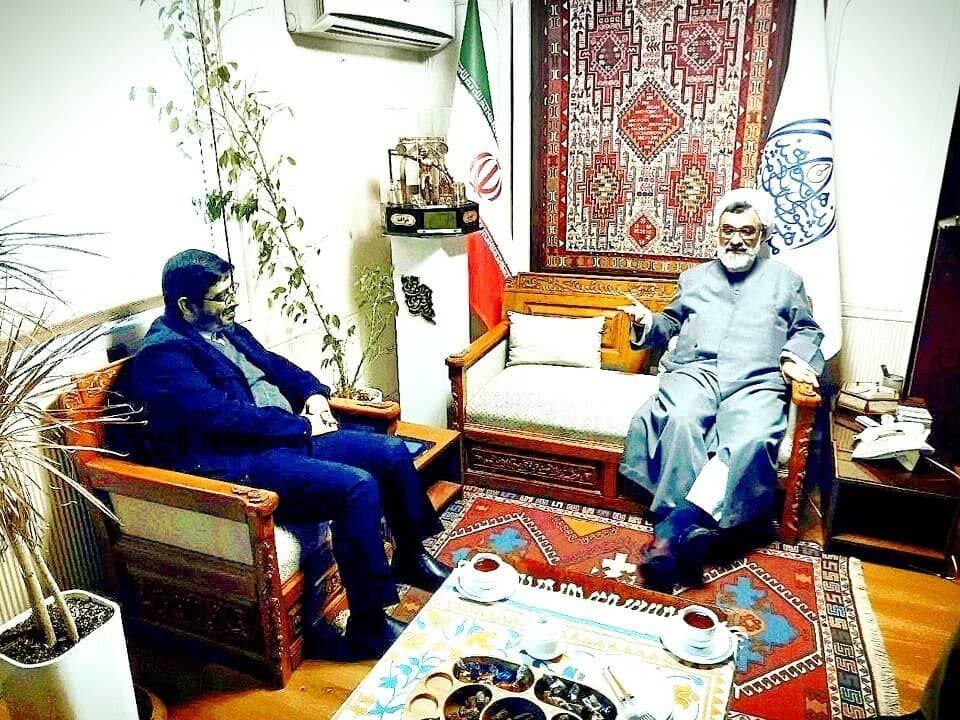 دیدار رئیس سازمان هنری و امور سینمایی دفاع مقدس و مقاومت با دبیر شورای عالی انقلاب فرهنگی