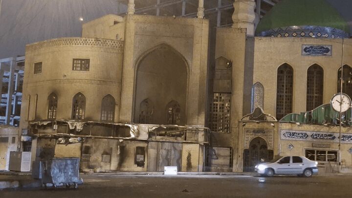 آتش زدن دو مسجد دیگر در سعادت‌آباد توسط اغتشاشگران