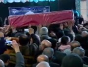 وداع قزوینی‌ها با شهدای حوادث اخیر