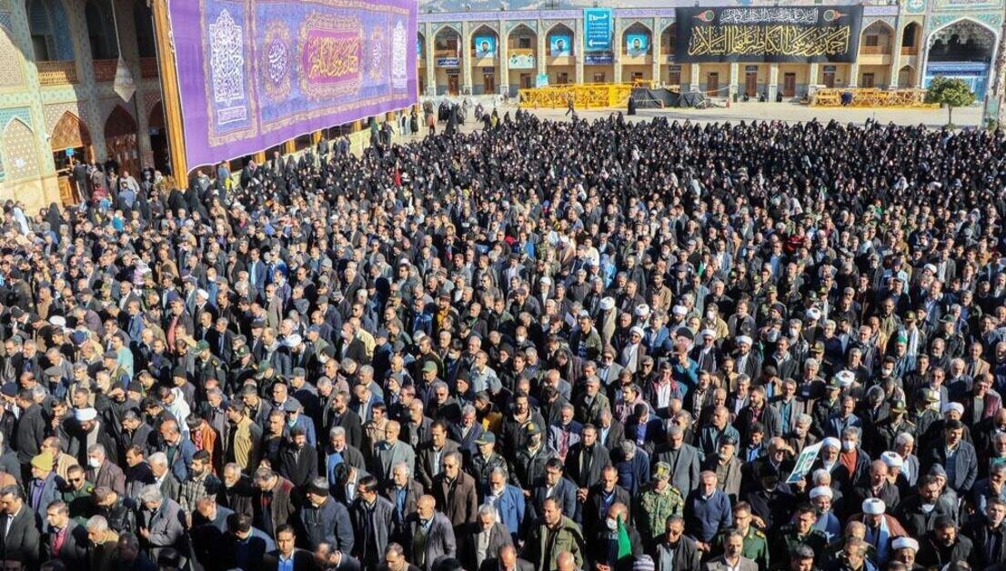 تشییع پیکر مطهر شهدای مدافع امنیت فراجا فارس در شیراز