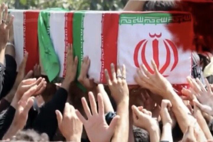 تشییع پیکر طلبه شهید «حجت‌الاسلام علی زمانیان» در همدان