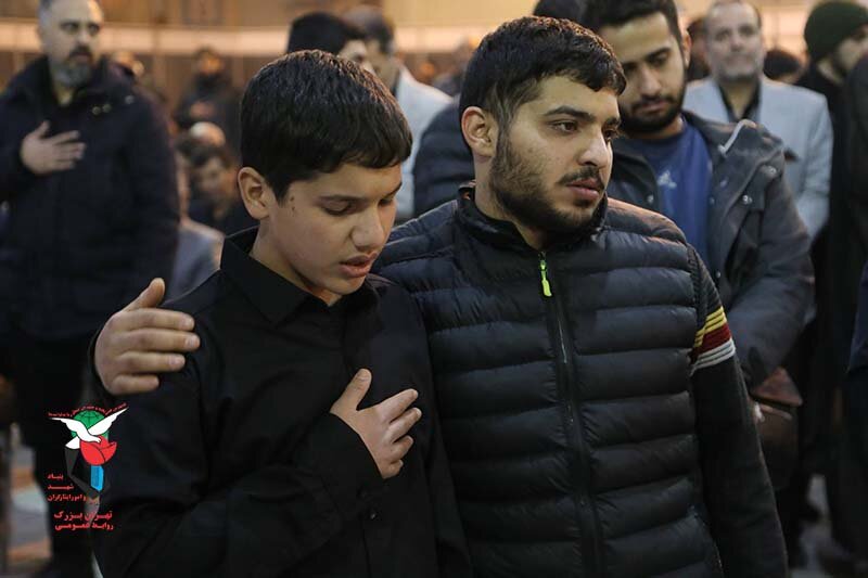 تدفین شهدای اغتشاشات، در گلزار بهشت زهرا (س) تهران