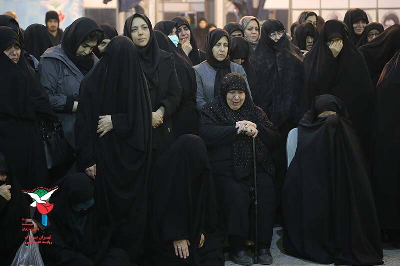 تدفین شهدای اغتشاشات، در گلزار بهشت زهرا (س) تهران