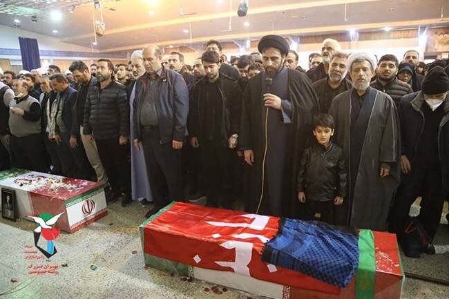 تدفین شهدای اغتشاشات، در گلزار بهشت زهرا (س) تهران