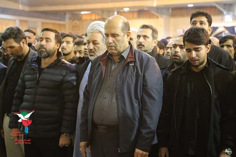 تدفین شهدای اغتشاشات، در گلزار بهشت زهرا (س) تهران