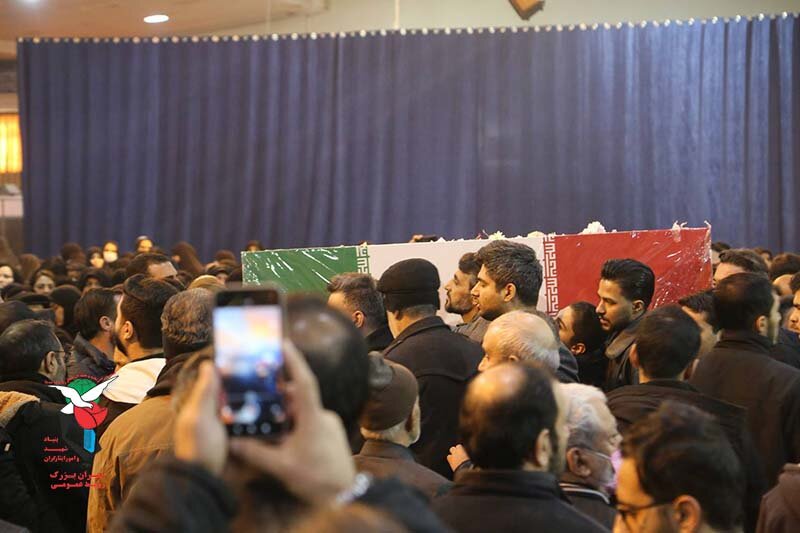 تدفین شهدای اغتشاشات، در گلزار بهشت زهرا (س) تهران