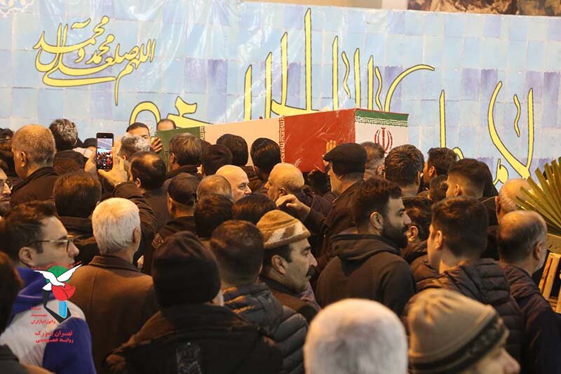 تدفین شهدای اغتشاشات، در گلزار بهشت زهرا (س) تهران