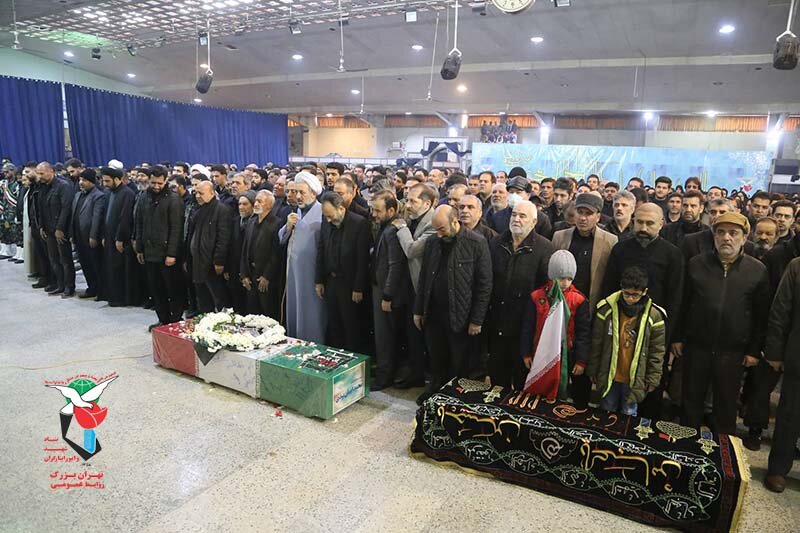 تدفین شهدای اغتشاشات، در گلزار بهشت زهرا (س) تهران