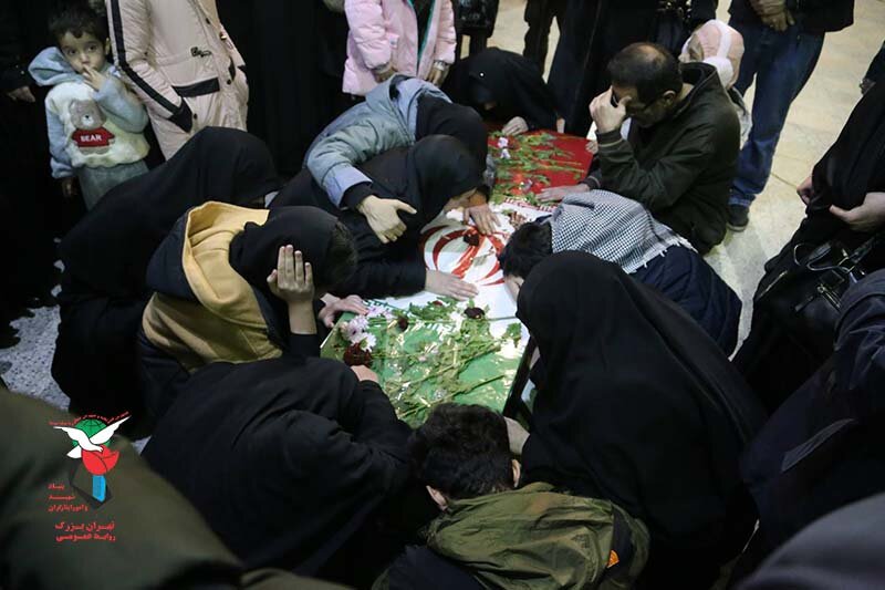 تدفین شهدای اغتشاشات، در گلزار بهشت زهرا (س) تهران