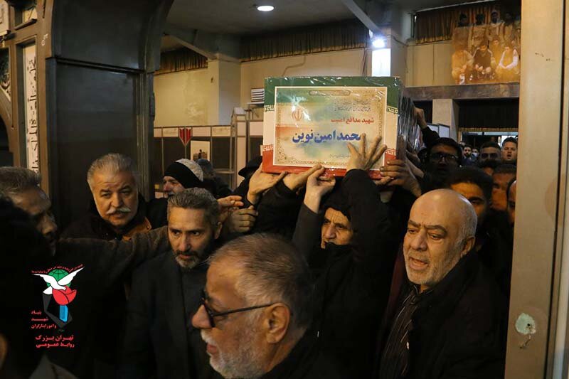 تدفین شهدای اغتشاشات، در گلزار بهشت زهرا (س) تهران