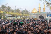عکس/ تشییع پیکر سید هادی سیستانی در کربلا