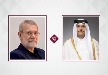 شرایط منطقه محور رایزنی علی لاریجانی و نخست وزیر قطر