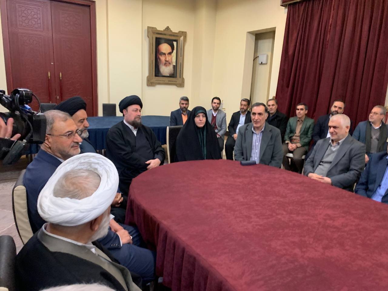 دیدار رئیس و مدیران بنیاد شهید با تولیت آستان امام خمینی(ره)