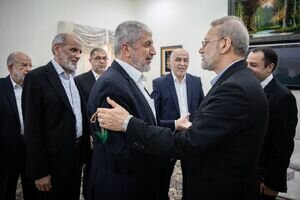 بیانیه حماس درباره دیدار با علی لاریجانی