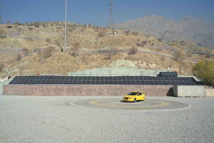 بهره برداری از بزرگترین نیروگاه خورشیدی شهرداری تهران در بوستان گلابدره