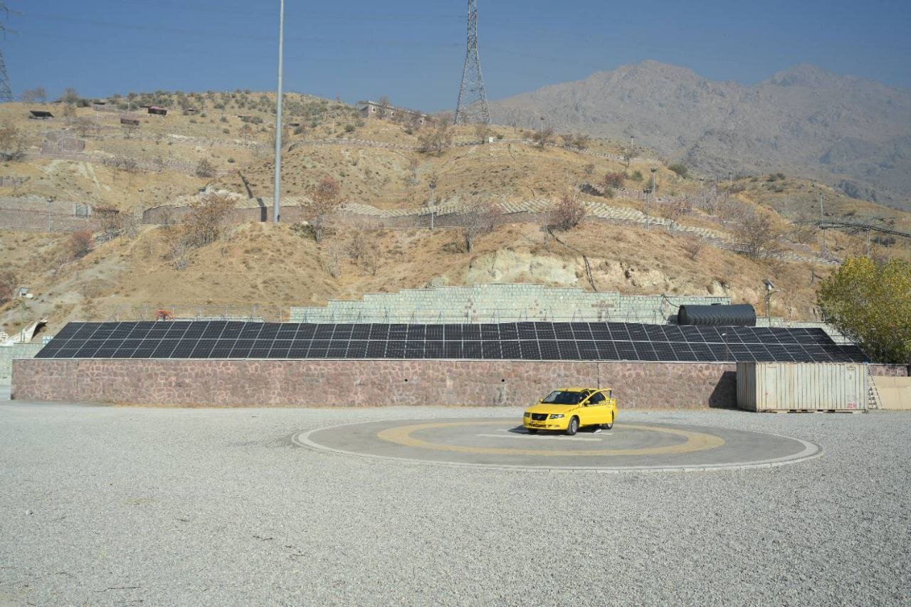 بهره برداری از بزرگترین نیروگاه خورشیدی شهرداری تهران در بوستان گلابدره