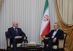 دیدار وزیر انرژی روسیه با لاریجانی