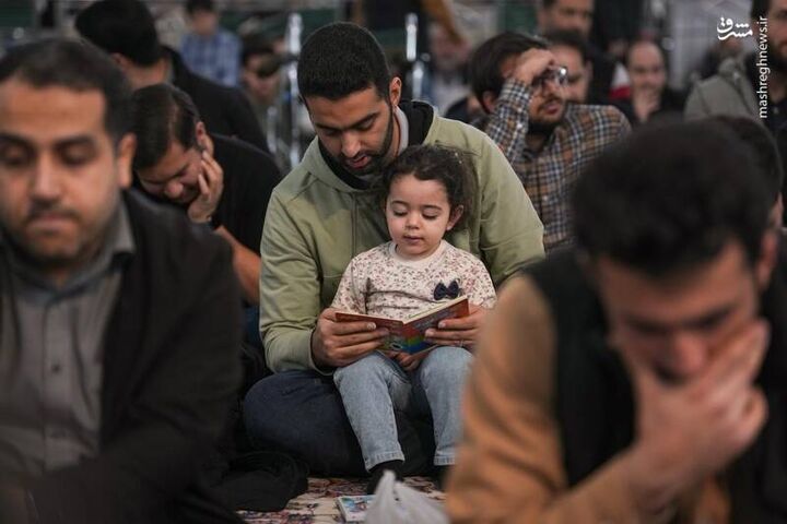 عکس/ شب پنجم مناجات خوانی ماه بندگی در حرم رضوی