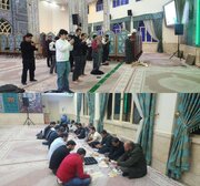ضیافت ساده افطار در مسجد جامع خرمشهر موزه دفاع مقدس