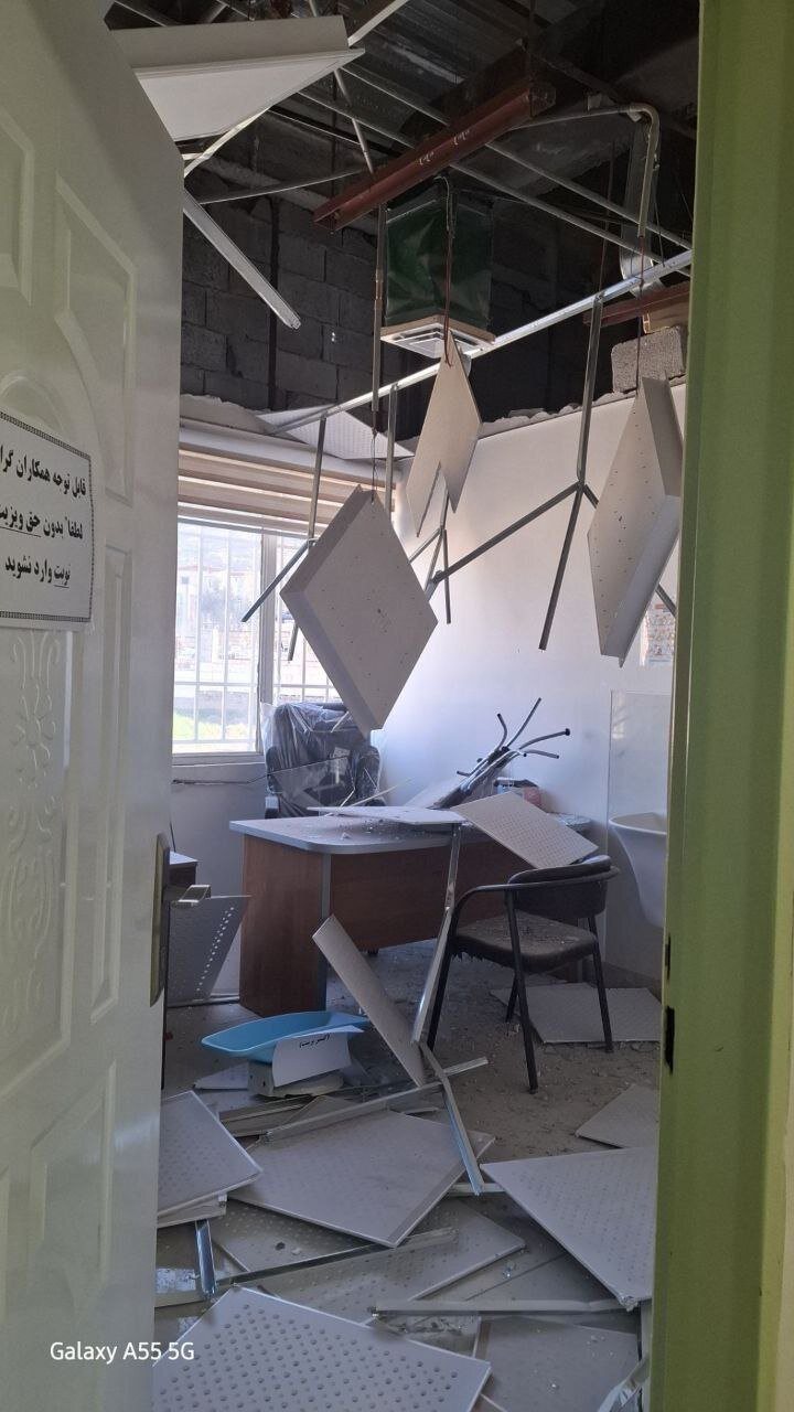 حمله موشکی اسرائیل به بیمارستان سرپلذهاب