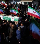 برگزاری مراسم تشییع پیکر ۲ شهید اقتدار در اهواز