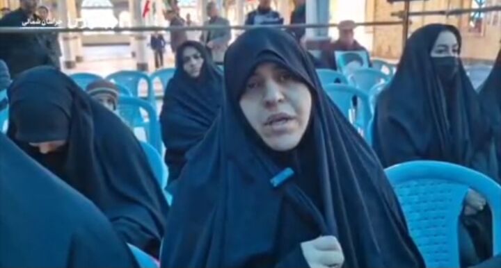 همسر شهید نکویی: هر سه فرزندم را هم فدای امام زمان می‌کنم