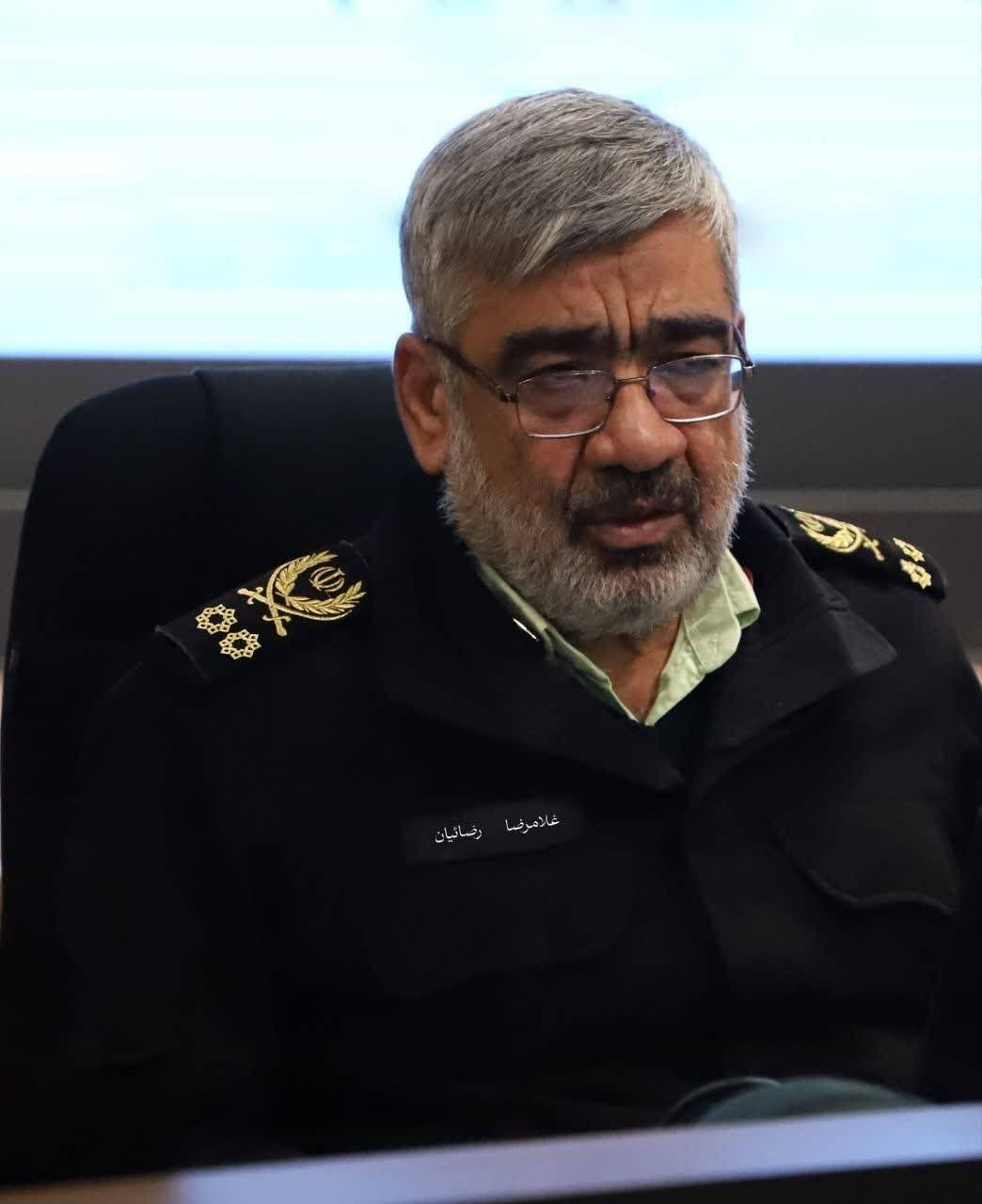 تصاویری از سردار شهید غلامرضا رضائیان رئیس سازمان اطلاعات فراجا