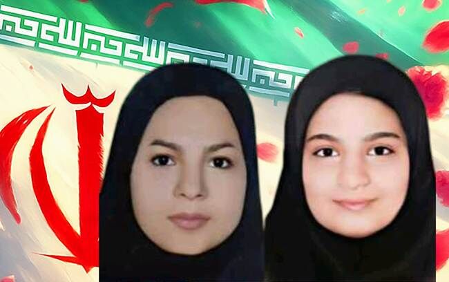 پیکر مطهر شهیدان هانیه و فائزه جهانشاهلو تشییع می‌شود