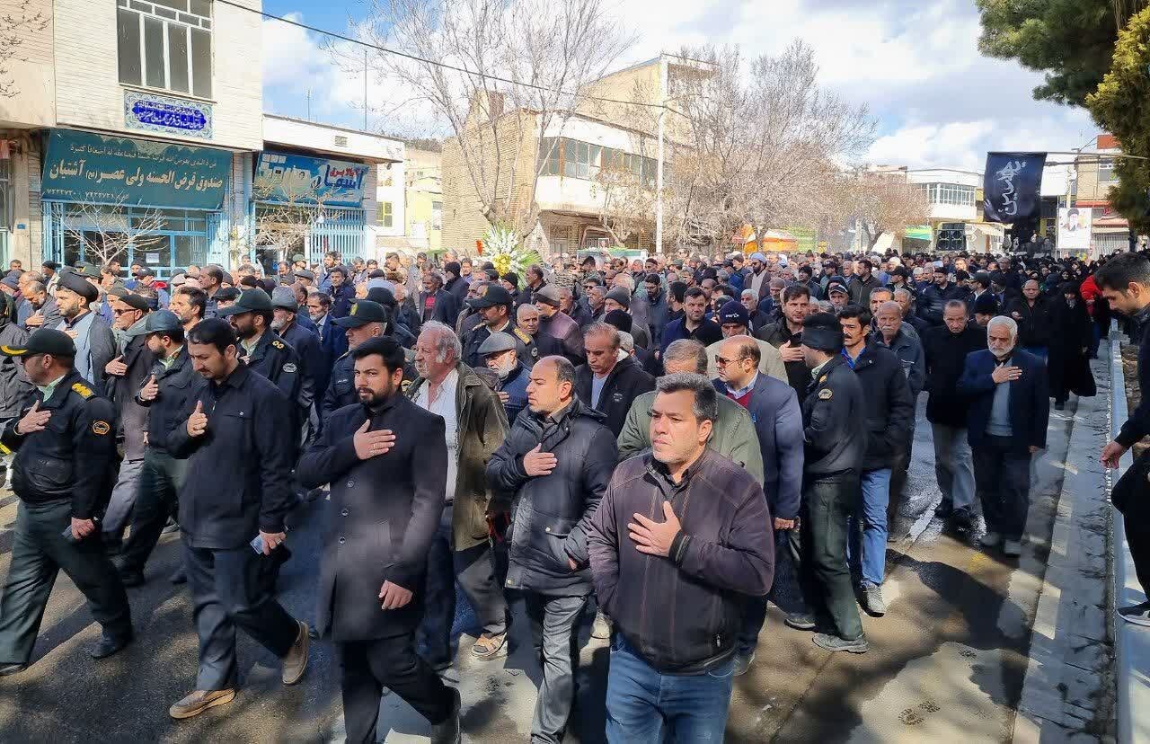 برگزاری مراسم تشییع پیکر مطهر سروان پاسدار شهید «دکتر مجید رادمهر»
