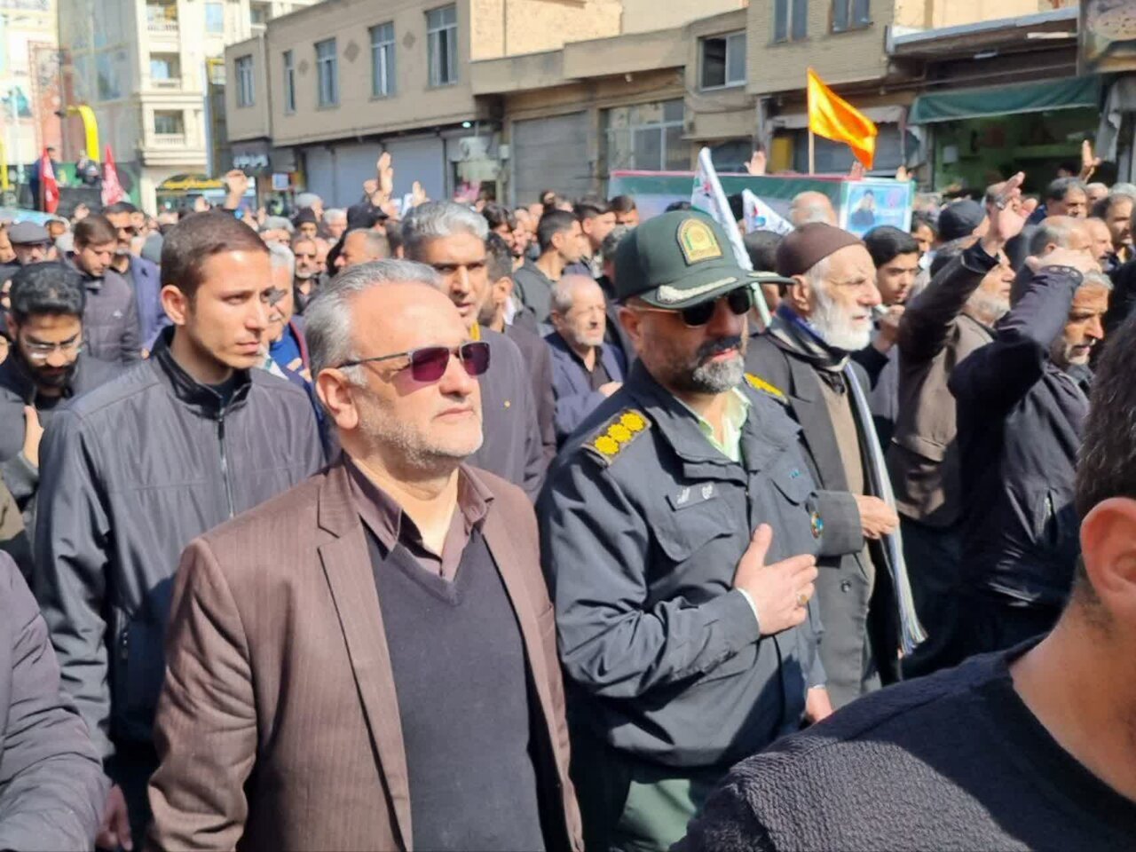 دومین مراسم تشییع شهدای اقتدار با حضور پرشور و حماسی مردم ولایتمدار کاشان