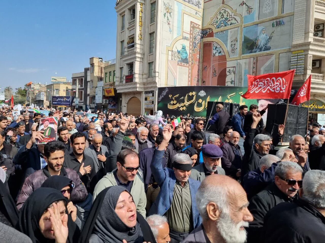 دومین مراسم تشییع شهدای اقتدار با حضور پرشور و حماسی مردم ولایتمدار کاشان