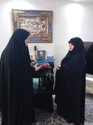 دیدار معاون تعاون و امور اجتماعی بنیاد شهید و امور ایثارگران با خانواده شهید ساسان فلاحت نواز