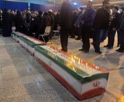 بدرقه فرزندان رشید ایران در گلزار شهدای بهشت زهرا (س)