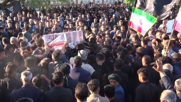 تشییع پیکر مطهر ۴ شهید گرانقدر در خوزستان