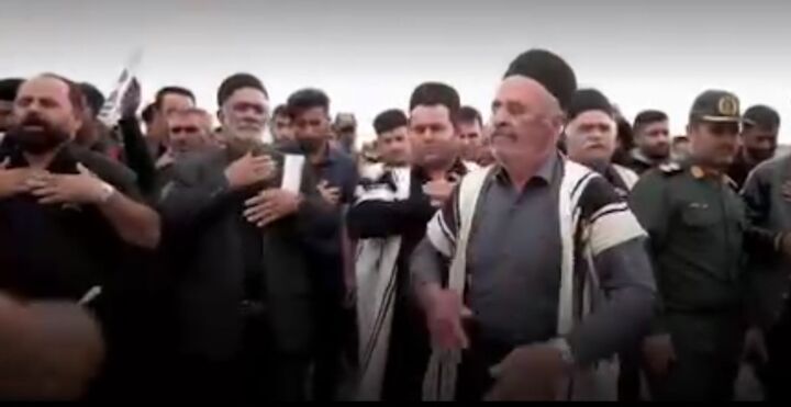 عزاداری لرهای بختیاری برای شهید مهدوی‌پور