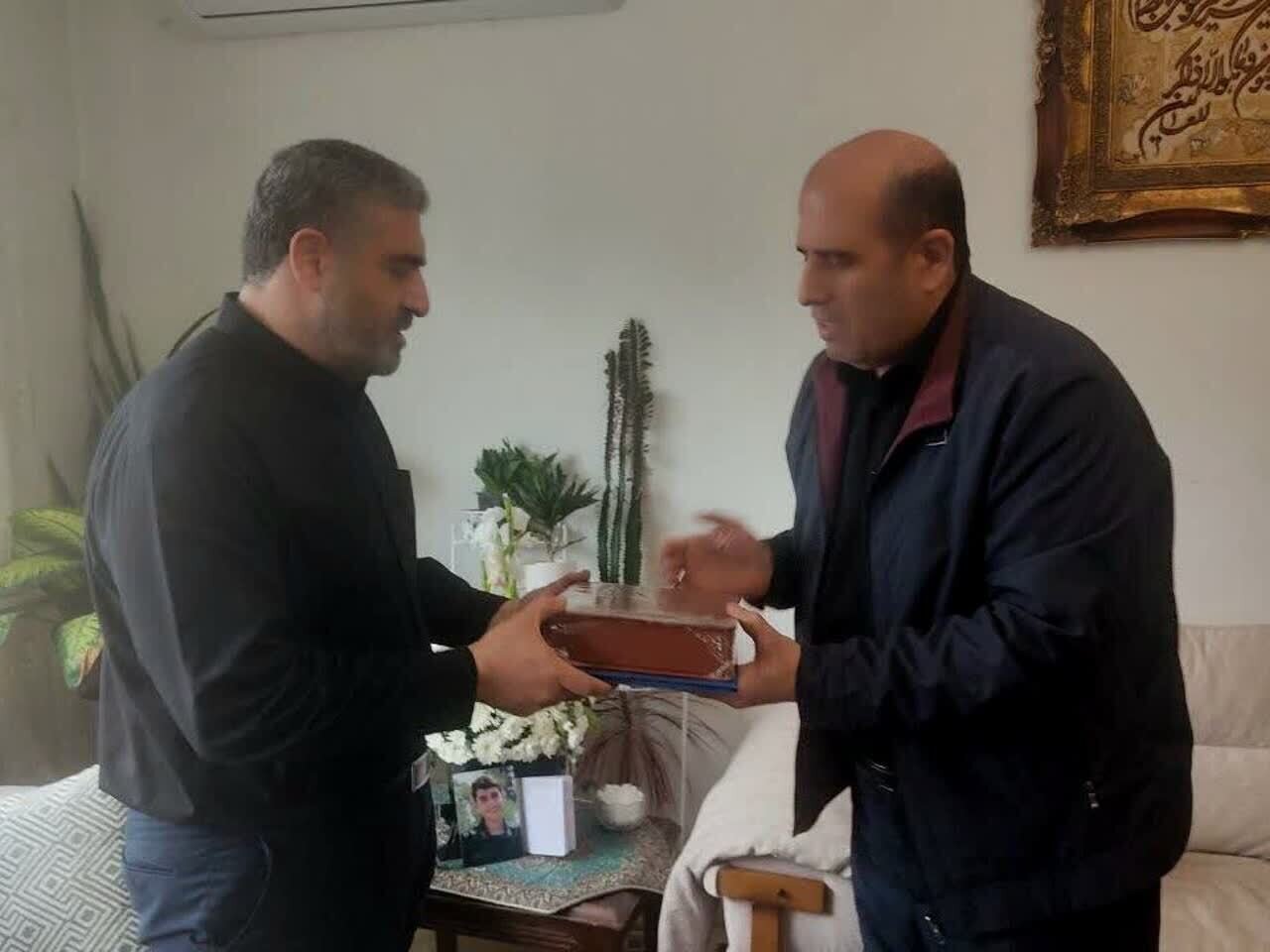 دیدار با خانواده شهیدان عرفانی و حاجی ملاحیدر