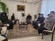 دیدار مدیرکل بنیاد شهید تهران بزرگ با خانواده شهیدان خادم‌زاده و نیک‌نژاد