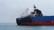 انفجار نفتکش متخلف در تنگه هرمز