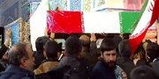 پیکر ‌شهید ‌نائینی سخنگوی سپاه در کاشان تشییع می‌شود
