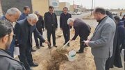 برگزاری مراسم درختکاری به مناسبت 22 اسفند، روز بزرگداشت شهدا با حضور مدیر کل و کارکنان بنیاد سمنان