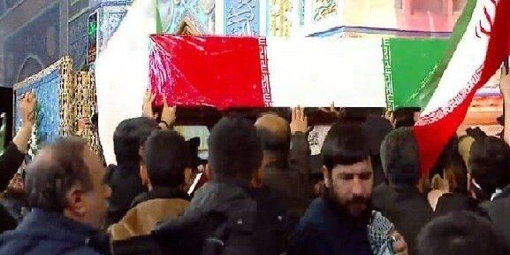 پیکر ‌شهید ‌نائینی سخنگوی سپاه در کاشان تشییع می‌شود