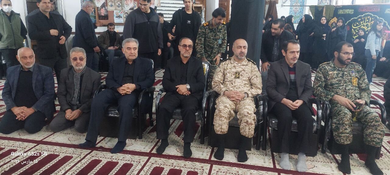 پیکر پاک مادر شهیدان والامقام رضایی در فریدونکنار مازندران تشییع شد